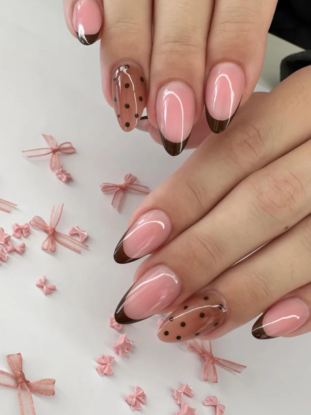 Elegant & Feminine 🤎🎀
Soft pink, chocolate tips, and a touch of polka dots — because timeless elegance never goes out of style. ✨
A sweet blend of femininity and sophistication, perfect for the girls who love their nails classy with a little playful twist
Booking is available via https://mnailsbar.com
📞 0420 267 607
#chocolatefrenchnail #elegantnail #nailsart #nailinstagram #aesthetic